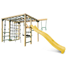 Load image into Gallery viewer, Orangutan Climbing Cube Jungle Gym All-in-One Play Centre (Yellow Slide)