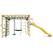 Load image into Gallery viewer, Orangutan Climbing Cube Jungle Gym All-in-One Play Centre (Yellow Slide)