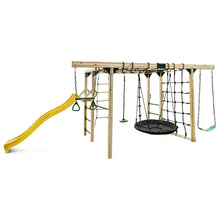 Load image into Gallery viewer, Orangutan Climbing Cube Jungle Gym All-in-One Play Centre (Yellow Slide)
