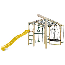 Load image into Gallery viewer, Orangutan Climbing Cube Jungle Gym All-in-One Play Centre (Yellow Slide)