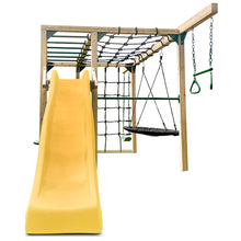 Load image into Gallery viewer, Orangutan Climbing Cube Jungle Gym All-in-One Play Centre (Yellow Slide)