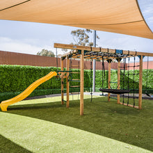 Load image into Gallery viewer, Orangutan Monkey Bars Jungle Gym Climbing Frame with 2.2m Slide (Yellow)