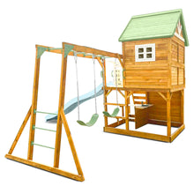 Load image into Gallery viewer, Riversdale Play Centre with 2.2m Slide (Pastel Blue)