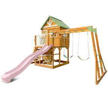 Load image into Gallery viewer, Riversdale Play Centre with 2.2m Pastel Pink Slide