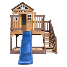 Load image into Gallery viewer, Silverton Cubby House with 1.8m Slide (Blue)
