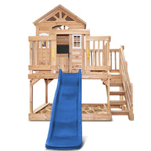Load image into Gallery viewer, Silverton Cubby House with 1.8m Slide (Blue)