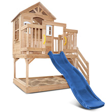 Load image into Gallery viewer, Silverton Cubby House with 1.8m Slide (Blue)