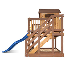 Load image into Gallery viewer, Silverton Cubby House with 1.8m Slide (Blue)