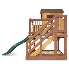 Load image into Gallery viewer, Silverton Cubby House with 1.8m Slide (Green)