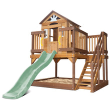 Load image into Gallery viewer, Silverton Play Centre With 1.8m Pastel Green Slide