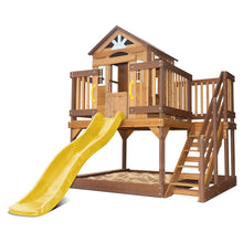 Load image into Gallery viewer, Silverton Cubby House with 1.8m Slide (Yellow)