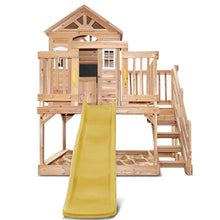 Load image into Gallery viewer, Silverton Cubby House with 1.8m Slide (Yellow)