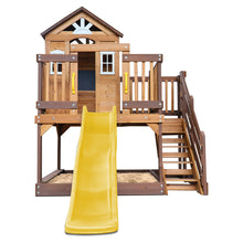 Load image into Gallery viewer, Silverton Cubby House with 1.8m Slide (Yellow)