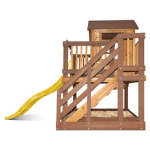Load image into Gallery viewer, Silverton Cubby House with 1.8m Slide (Yellow)