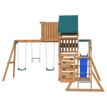 Load image into Gallery viewer, Walton Play Centre &amp; Swing Set (Blue Slide)
