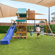 Load image into Gallery viewer, Walton Play Centre &amp; Swing Set (Blue Slide)