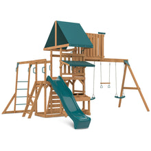 Load image into Gallery viewer, Walton Play Centre &amp; Swing Set (Green Slide)