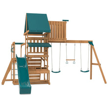 Load image into Gallery viewer, Walton Play Centre &amp; Swing Set (Green Slide)