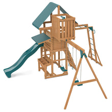 Load image into Gallery viewer, Walton Play Centre &amp; Swing Set (Green Slide)