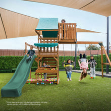 Load image into Gallery viewer, Walton Play Centre &amp; Swing Set (Green Slide)