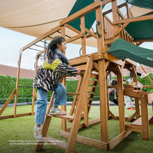 Load image into Gallery viewer, Walton Play Centre &amp; Swing Set (Green Slide)