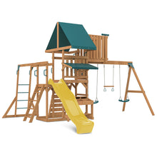 Load image into Gallery viewer, Walton Play Centre &amp; Swing Set (Yellow Slide)