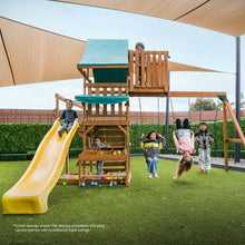 Load image into Gallery viewer, Walton Play Centre &amp; Swing Set (Yellow Slide)