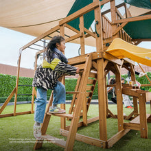 Load image into Gallery viewer, Walton Play Centre &amp; Swing Set (Yellow Slide)
