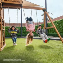 Load image into Gallery viewer, Walton Swing Set, Monkey Bars &amp; Playground with 2.2m Slide (Yellow)