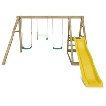 Load image into Gallery viewer, Winston Swing Set with Climb &amp; 1.8m Slide (Yellow)