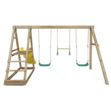 Load image into Gallery viewer, Winston Swing Set with Climb &amp; 1.8m Slide (Yellow)