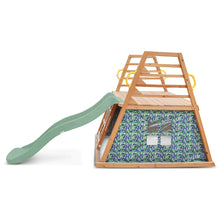 Load image into Gallery viewer, Cooper Climbing Frame &amp; 1.8m Pastel Green Slide