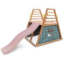 Load image into Gallery viewer, Cooper Climbing Frame &amp; 1.8m Pastel Pink Slide
