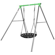 Load image into Gallery viewer, Cellar Metal Web Swing with 1.8m Pastel Blue Slide