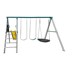 Load image into Gallery viewer, Europa Commercial Steel Swing Set with Yellow Slide