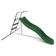 Load image into Gallery viewer, Hurley 3 Station Swing Set with 1.8m Green Slide