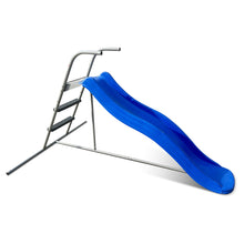 Load image into Gallery viewer, Lynx 4 Station Swing Set with 1.8m Blue Slide