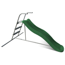 Load image into Gallery viewer, Lynx 4 Station Swing Set with 1.8m Green Slide