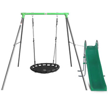 Load image into Gallery viewer, Cellar Nest Swing Set with Slippery Slide