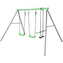 Load image into Gallery viewer, Hurley 2 Metal Swing Set