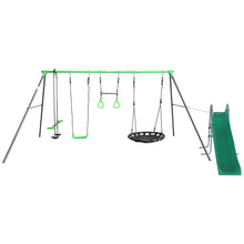 Load image into Gallery viewer, Lynx Metal Swing Set with Slide