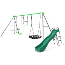 Load image into Gallery viewer, Lynx Metal Swing Set with Slide