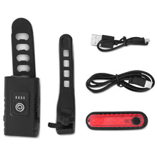 Load image into Gallery viewer, Progear LED Rechargeable Front and Rear Light Set