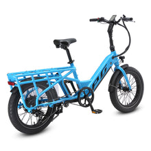 Load image into Gallery viewer, E-Moover Cargo Bike - Electric Blue