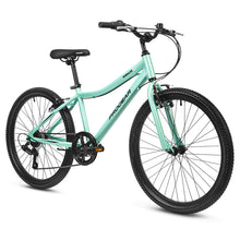 Load image into Gallery viewer, DuraLite 7 Speed 24" Kids Bike - Mint