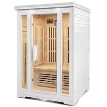 Load image into Gallery viewer, Regen8 Duo (White) - 2 Person 2040W Infrared Sauna