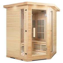 Load image into Gallery viewer, Regen8 Quadro Corner - 4 Person 2640W Infrared Sauna