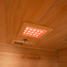 Load image into Gallery viewer, Regen8 Quadro Corner - 4 Person 2640W Infrared Sauna
