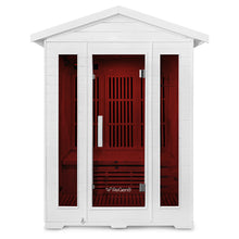 Load image into Gallery viewer, Regen8 Trio Outdoor (White) - 3 Person 2660W Infrared Sauna