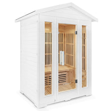 Load image into Gallery viewer, Regen8 Trio Outdoor (White) - 3 Person 2660W Infrared Sauna